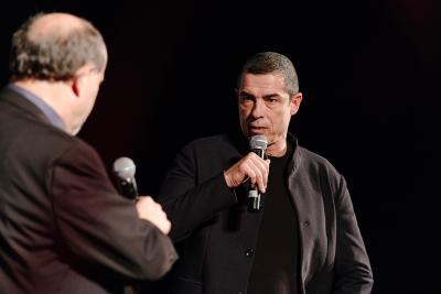 Alessandro Gassmann director (Il silenzio grande) and Giancarlo Zappoli